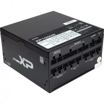 SAMA XPH-1000A, datora barošanas bloks 1x 12 kontaktu augstas jaudas GPU, 3x PCIe, kabeļu pārvaldība, 1000 vati