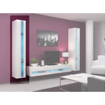 Cama plauktu bloks VIGO NEW 180/40/30 balts/balts spīdums
