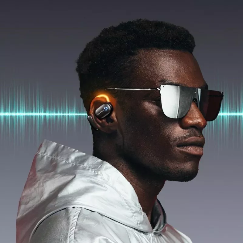 AWEI TZ13 ANC Bluetooth austiņas, melnas