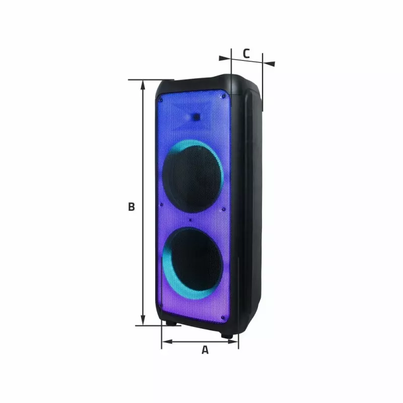 Portable Speaker Manta SPK1202B250 BT, Melns
