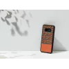 man and wood viedtālruņa maciņš Galaxy S10e — brūns rūtains ar melnu apdari