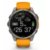Garmin fenix 8 3,56 cm (1,4) AMOLED 47 mm Digitāls 454 x 454 pikseļi Skārienekrāns Grafīts Wi-Fi GPS (satelīts)