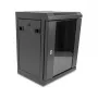 rack cabinet DeLOCK 43418 19 collu 12U augstuma melns