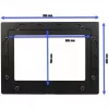 Ietvars planšetdatoram ALLNET ALLTCover10WSv1 — sudrabains, 309×228 mm, 280 g