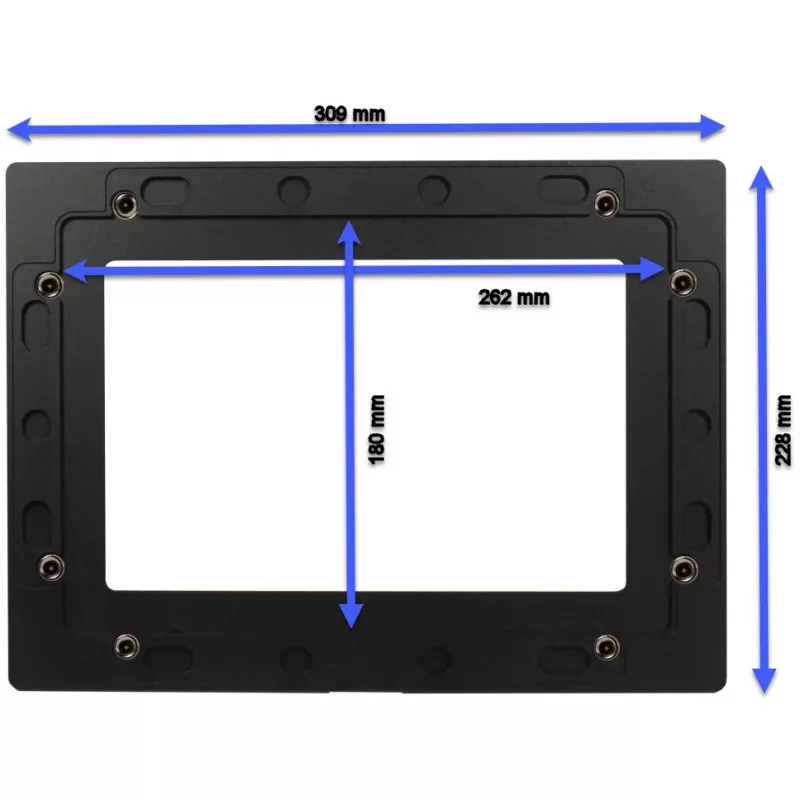 Ietvars planšetdatoram ALLNET ALLTCover10WSv1 — sudrabains, 309×228 mm, 280 g