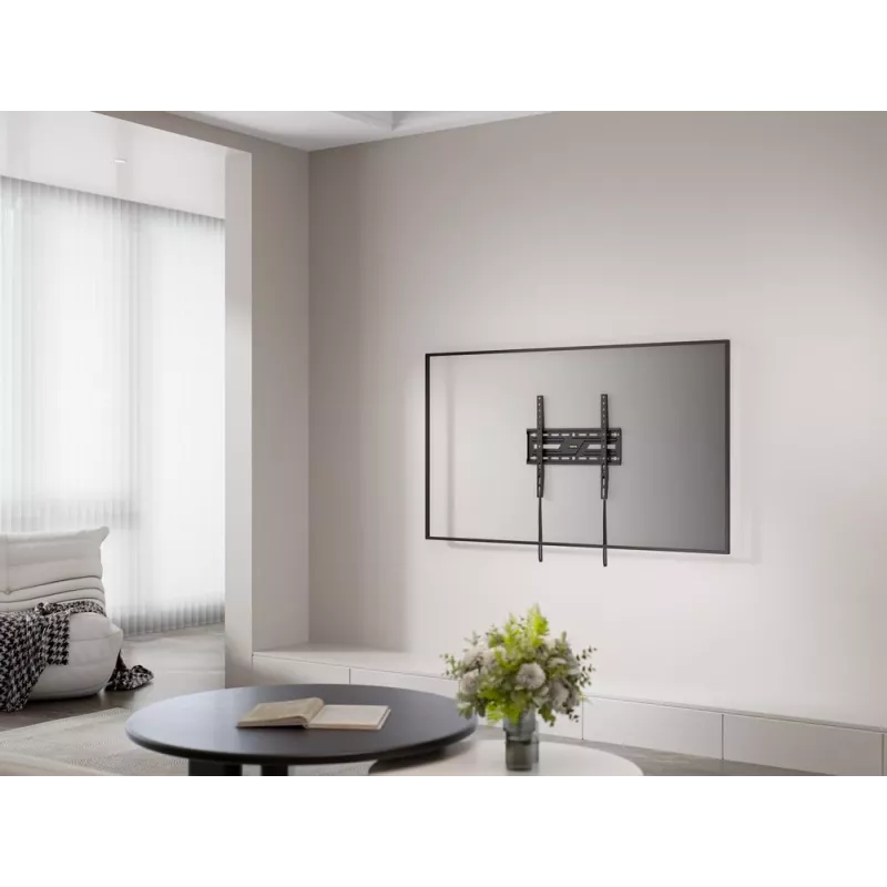 Gembird WM-75F-02 TV sienas stiprinājums (fiksēts), 32”-75”, melns