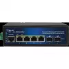 Pārvaldīts industriālais PoE slēdzis ALLNET ALL-SGI8106PMJ ar 4 PoE + 2 augšupsaites portiem