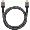 Goobay Plus High-Speed-HDMI-Kabel mit Ethernet, 4K @ 60Hz (grau, 10 Meter)
