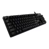 Logitech Gaming G512 - Tastatur - Hintergrundbeleuchtung - USB - QWERTY - Spanisch - Tastenschalter: GX Brown Tactile - Kohle
