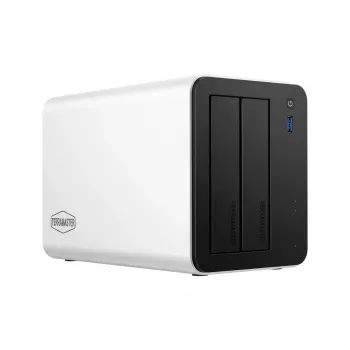2-bay NAS TERRAMASTER F2-425 PLUS, 8GB DDR5 RAM, bez diskiem (bez cietajiem diskiem)