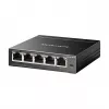 Nepārvaldāms tīkla slēdzis TP-LINK Mercusys MS105GS-M2 — 5 portu Gigabit Ethernet (10/100/1000), melns