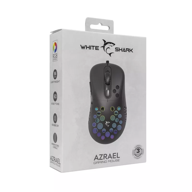 pele White Shark GM-5013 Azrael Melns USB