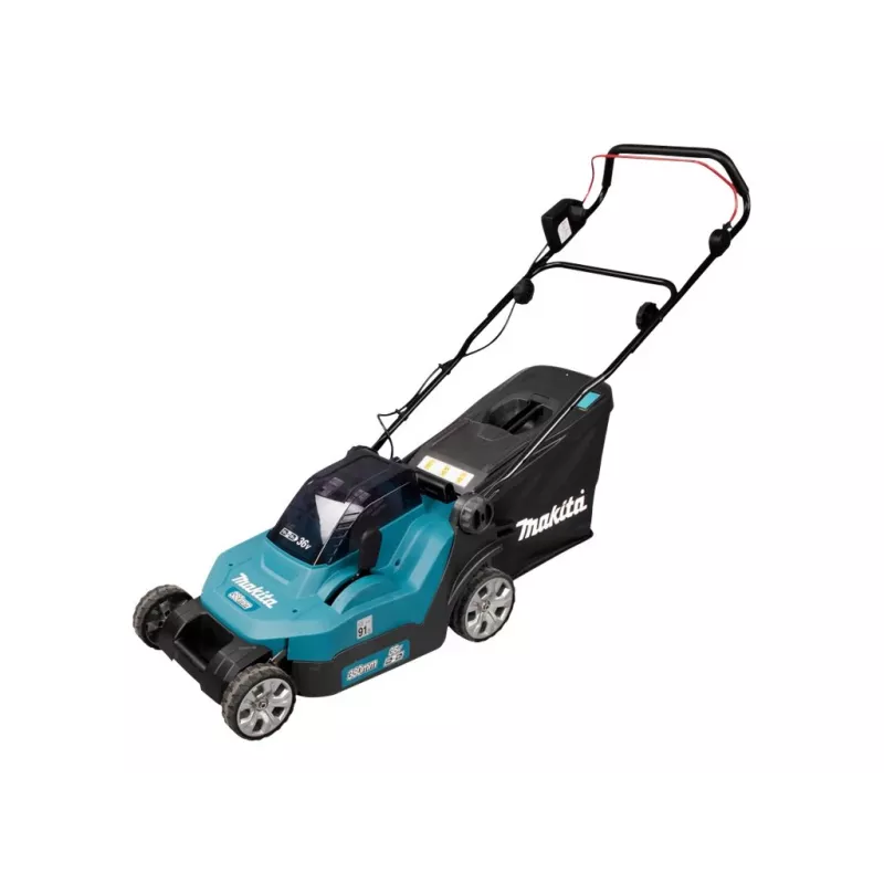 Makita DLM382PM2 - Zālāja pļāvējs - Bezvada - 18 V - 4 Ah - 2 baterijas - 3700 apgr./min - 38 cm - 16,9 kg