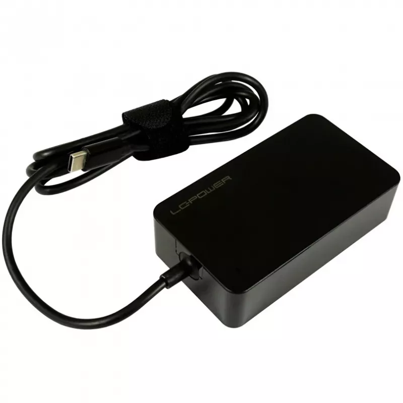 LC Power LC-NB-PRO-45-C - barošanas bloks - maiņstrāva 110-240 V - 45 vati - melns
