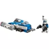 LEGO Star Wars kapteiņa Reksa Y-wing mikrokaujas kuģis — kolekcionējams Clone Wars zvaigžņu kuģa transportlīdzeklis ar tēla minifigūru, piemērots zēniem no 6 gadu vecuma