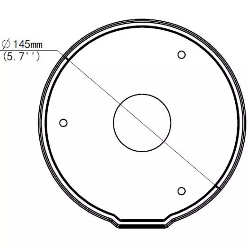 Savienojuma kārba ALLNET Montagebox MiniDome ALL-CAM2495-LVEFN MiniDome kamerām