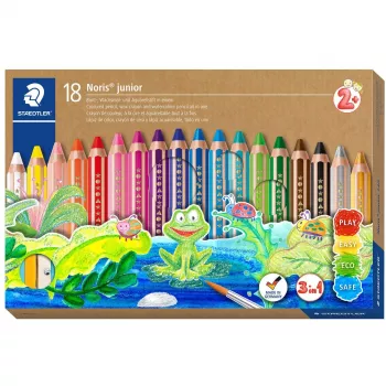 Akvareļu zīmuļu komplekts Staedtler Noris junior 140 Daudzkrāsains 18 gab.