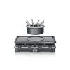 Raclette Grill Severin RG 2347 8 Persons 1400 W Melns