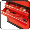 Instrumentu kaste YATO YT-09107 metāla 495x252x180 mm, melna/sarkana, 6 kg, 2 nodalījumi, aizslēdzama