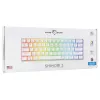 Vadu mehāniskā tastatūra White Shark Shinobi-2 (GK-004221) — zilie slēdži, balta, ASV izkārtojums