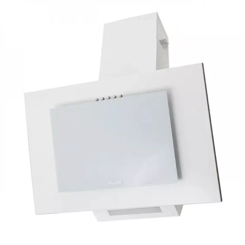 Skursteņa tipa nosūcējs MAAN Vertical PG 60 — 59,6 cm, balts, 320 m³/h, 3 ātrumi, LED gaismas