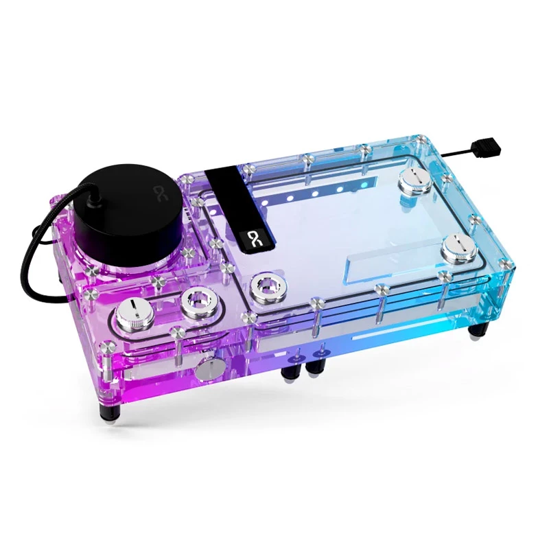 Alphacool Core Flat Reservoir 240, ar VPP sūkni - labais