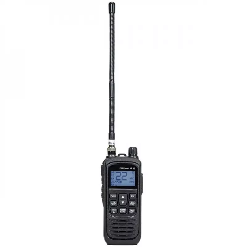 CB radiostacija PNI Escort HP 82 pārnēsājama 4W 12V rokas/bāzes iekārta