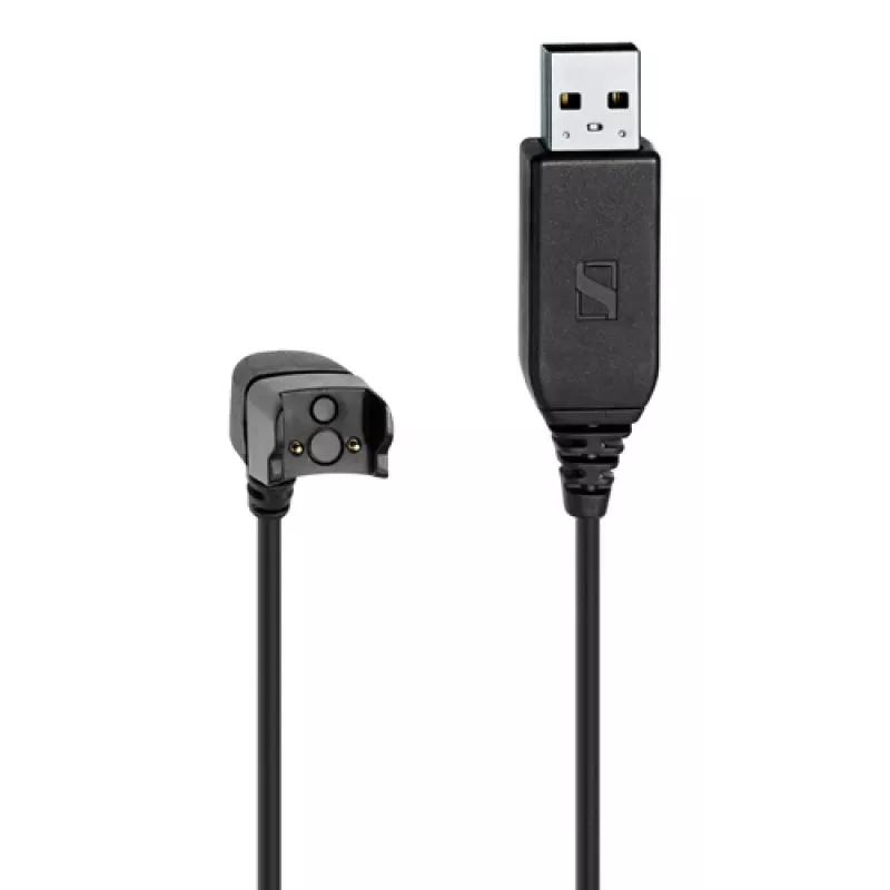 EPOS CH 30 USB uzlādes kabelis, melns, 33 g