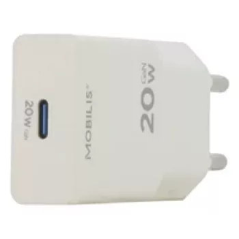 Mobilis Energia Charger 20W Wall USB-C Balts - lādētājs (020025)