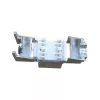 Ekranēts Cat.6A plāns Keystone savienotājs, EQUIP 767223, bez instrumentiem, RJ-45, plakans, sudraba, 8 gab.