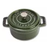 Staub 40509-804 mini cocotte 10 cm bazilika zaļa čuguna