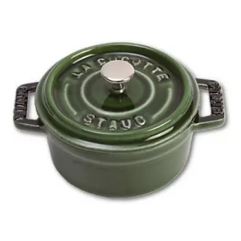 Staub 40509-804 mini cocotte 10 cm bazilika zaļa čuguna