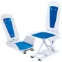 DIETZ Kanjo ECO PLP004 vannas pacēlājs ar polsterējumu — regulējams augstums, 14,4 V baterija, maksimālā lietotāja slodze 140 kg, salokāms, zils