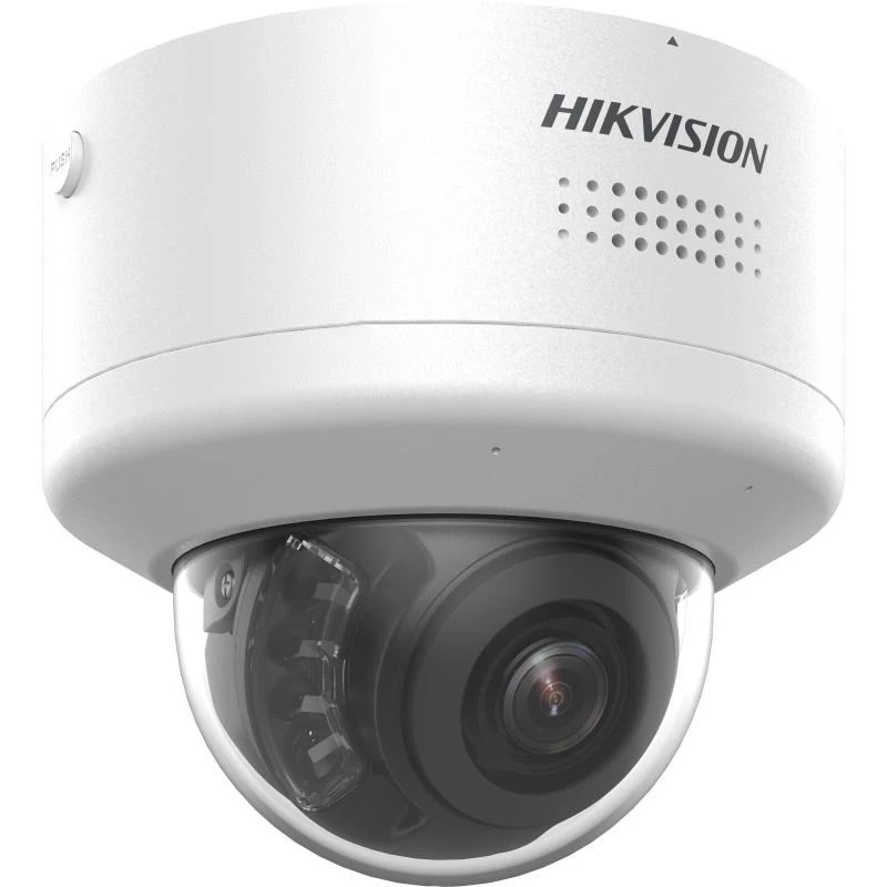 Kupola IP drošības kamera Hikvision DS-2CD2787G2H-LIPTRZS2U/SL — 8MP 3840×2160, 2.8–12 mm motorizēts objektīvs, iekštelpām/ārtelpām, griestu/sienas montāža, balta