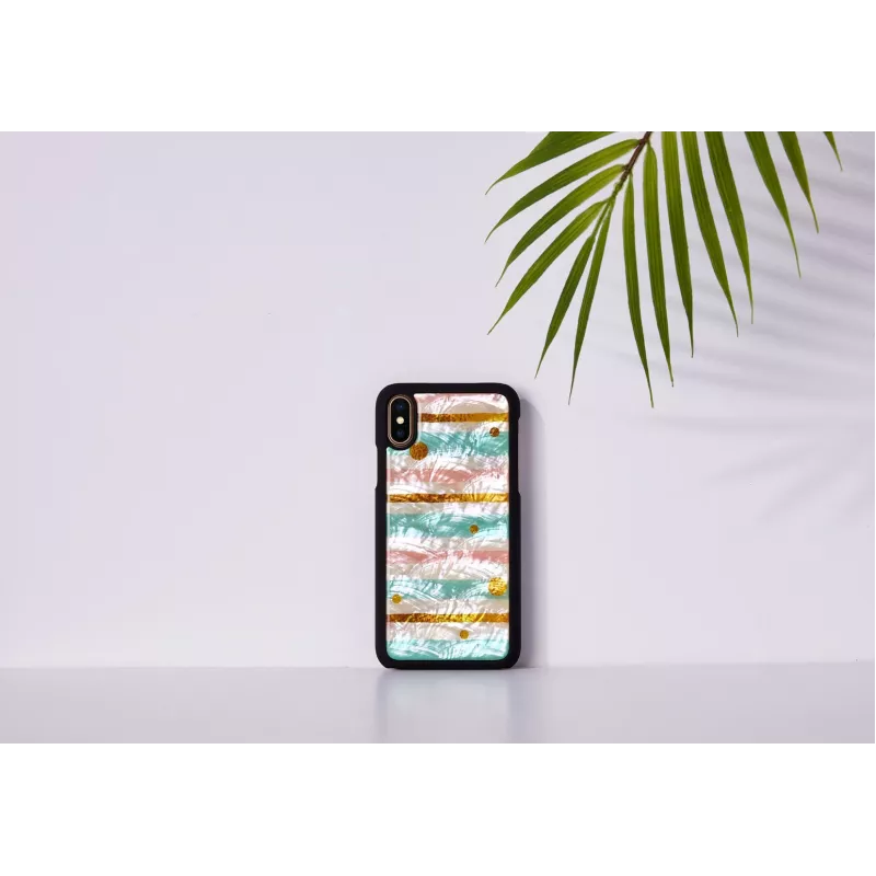 Viedtālruņa maciņš iKins iPhone XS / iPhone XS Max — pop mint Melns