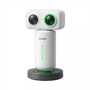 Skaļruņtelefons Insta360 Wave Ai powered speakerphone balts — pārnēsājama konferenču ierīce