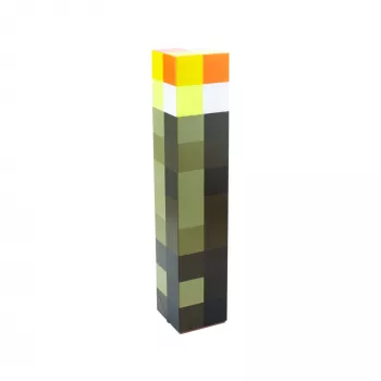 Galda lampa Paladone Torch Light PP9202MCFV3 Minecraft dizaina, ar baterijām darbināma