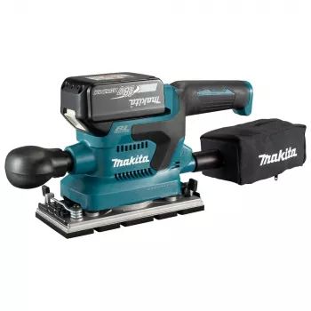 Makita DBO382Z portatīvā slīpmašīna Lokšņu slīpmašīna 12000 RPM Melna, Tirkīza 200 W