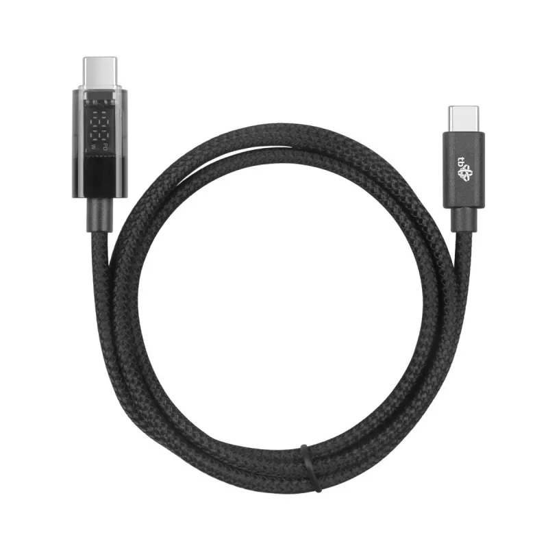 USB-C kabelis TB AKTBXKUCCIND10B 1 m 100W ar LED uzlādes indikatoru