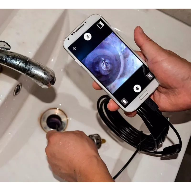 USB endoskops MEDIA-TECH ENDOSCOPE 66° CMOS, 640x480 30fps, IP67, 6 gaismas diodes, magnēts & āķis