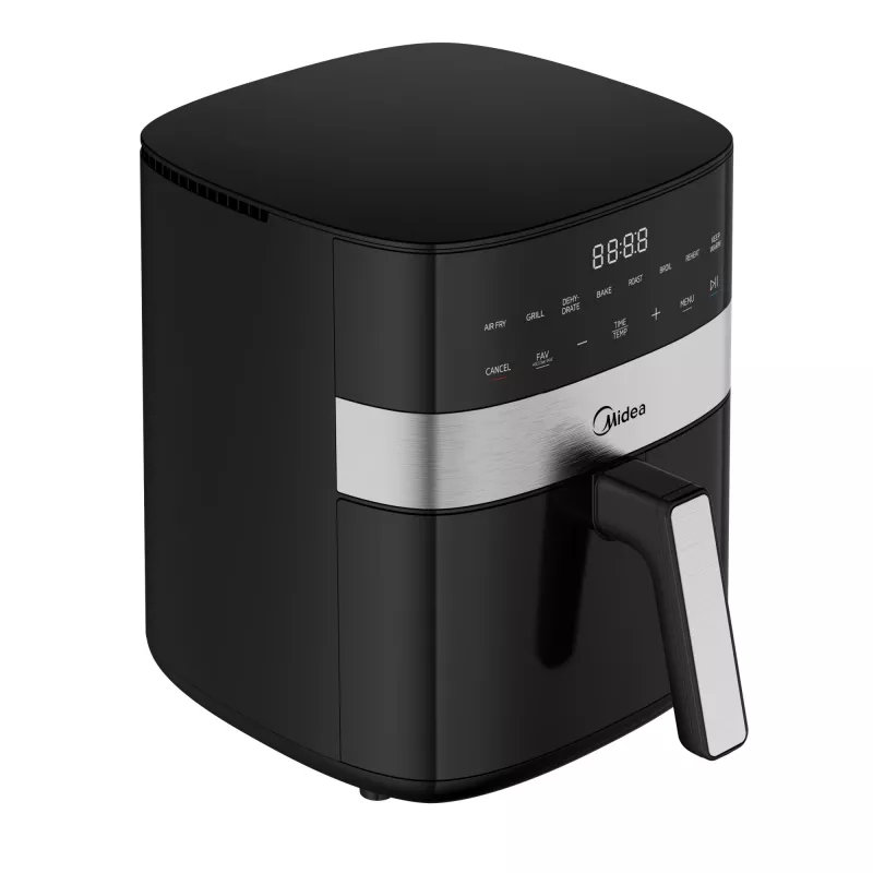 Midea gaisa fritieris | MF-CN65E | Jauda 1700 W | Tilpums 6,5 L | Melns