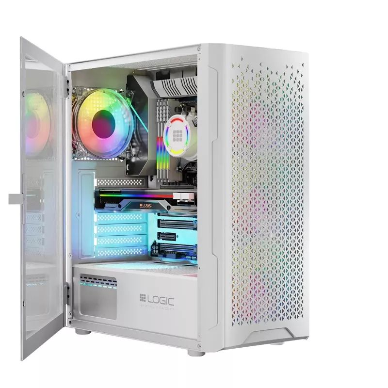 Logic ARAMIS ARGB MINIDI USB 3.0 korpuss balts