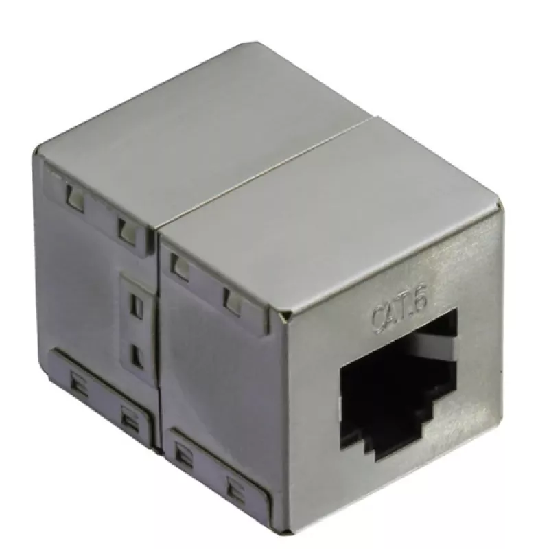 RJ-45 modulārais savienotājs VALUE Cat.6 ekranēts sudraba krāsā