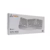 Bezvadu tastatūra SBOX WK-905 US — bēša, USB bezvadu savienojums, ASV izkārtojums