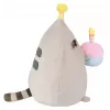 Plīša rotaļlieta Pusheen by Pusheen — 24 cm ar dzimšanas dienas cepuri un kūku