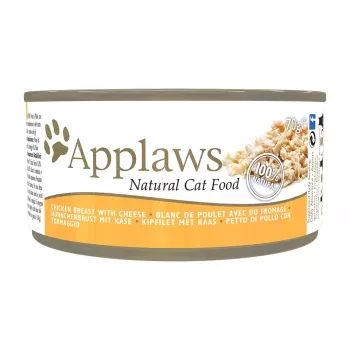 APPLAWS vistas krūtiņa ar sieru - mitrā kaķu barība - 70g