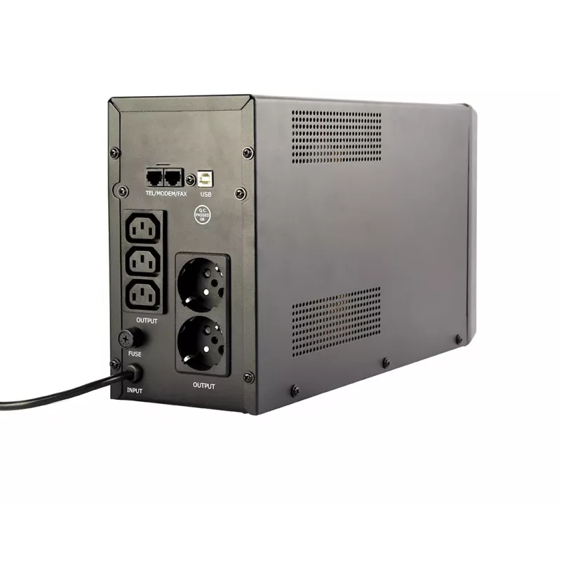 Gembird EG-UPS-035 nepārtrauktās barošanas avots (UPS) Line-Interactive 2 kVA 1200 W 5 AC kontaktligzdas
