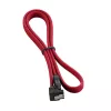 CableMod ModMesh - SATA kabelis - Serial ATA 150/300/600 - SATA (W) leņķa uz SATA (W) - 60 cm - Sarkans (CM-CAB-RSAT-N60KR-R)