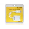 Video kabeļa adapteris DeLOCK 61766 0,125 m VGA DisplayPort balts