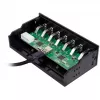 LogiLink USB 3.0 centrmezgls, 7 portu 5.25 iekšējais, ar ātrās uzlādes portu - Centrmezgls - 6 x SuperSpeed USB 3.0 + 1 x SuperSpeed USB 3.0 (uzlādei)